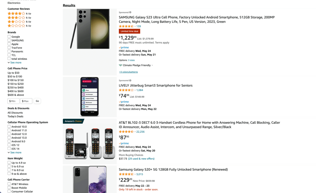 Amazon listings shopify vs amazon
