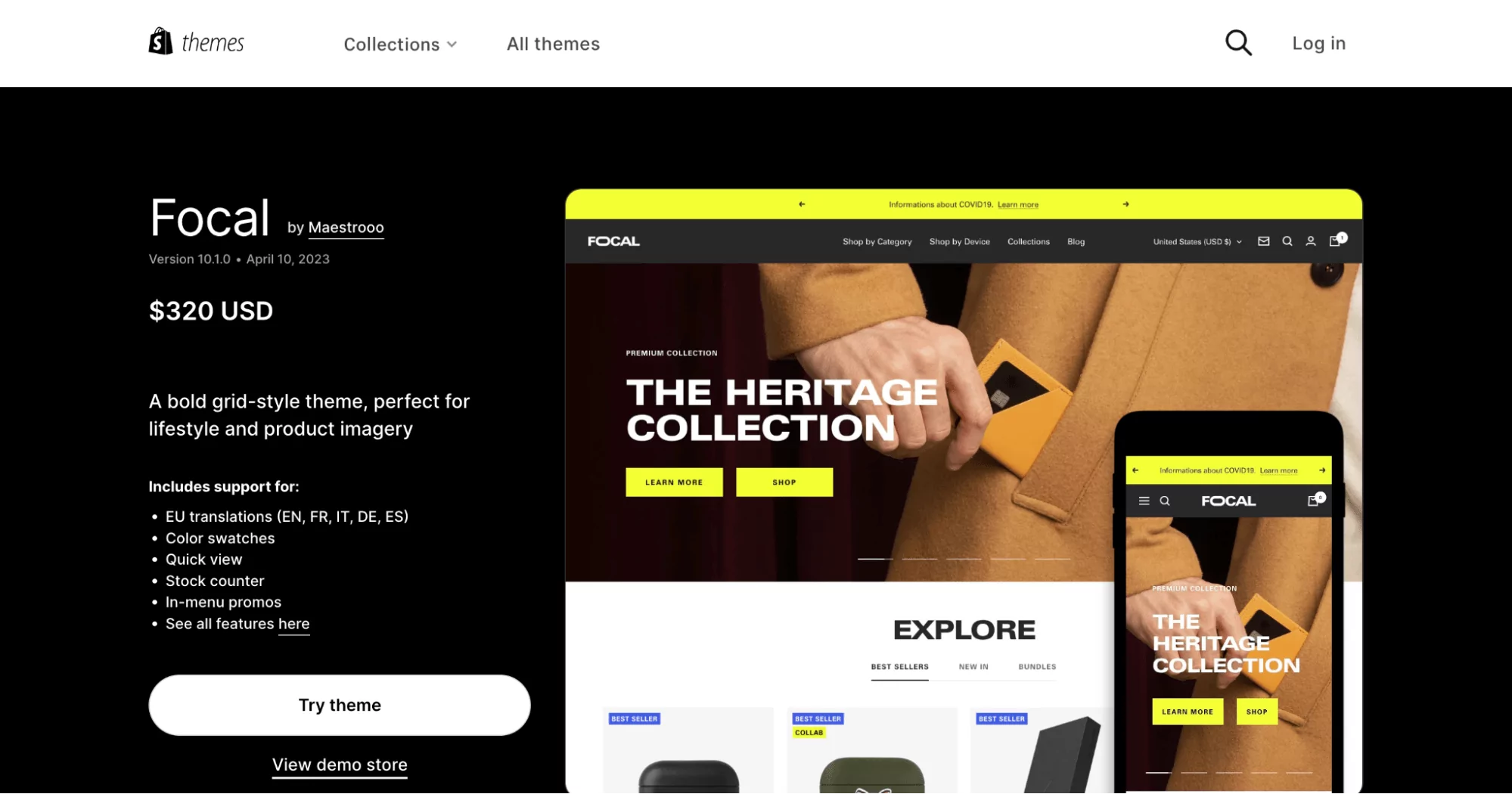 Best Shopify Themes Focal best shopify themes