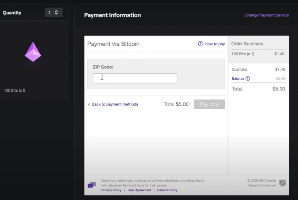 bitcoin payments ecommerce payment methods