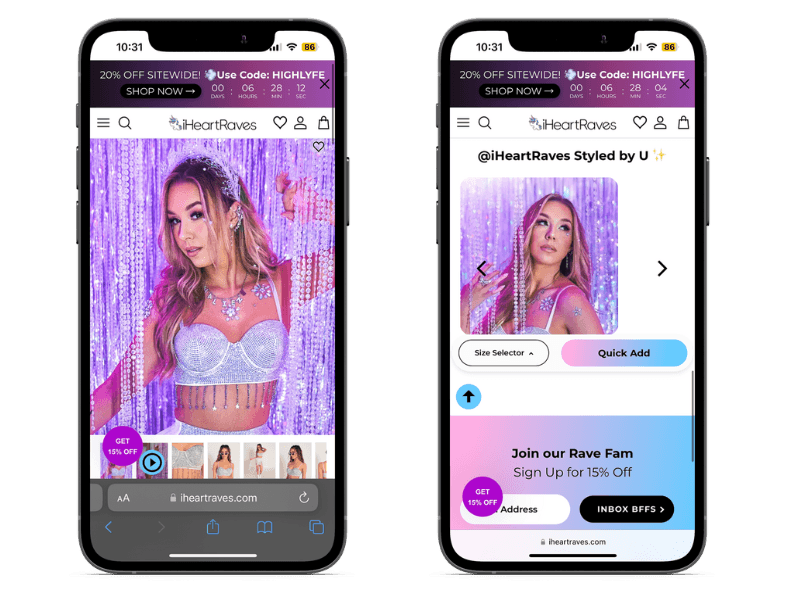 iheartraves mobile first design mobile-first design