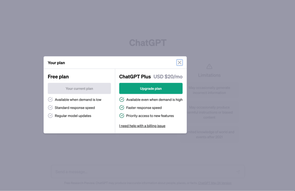 ChaptGPT Pricing product description generator tools