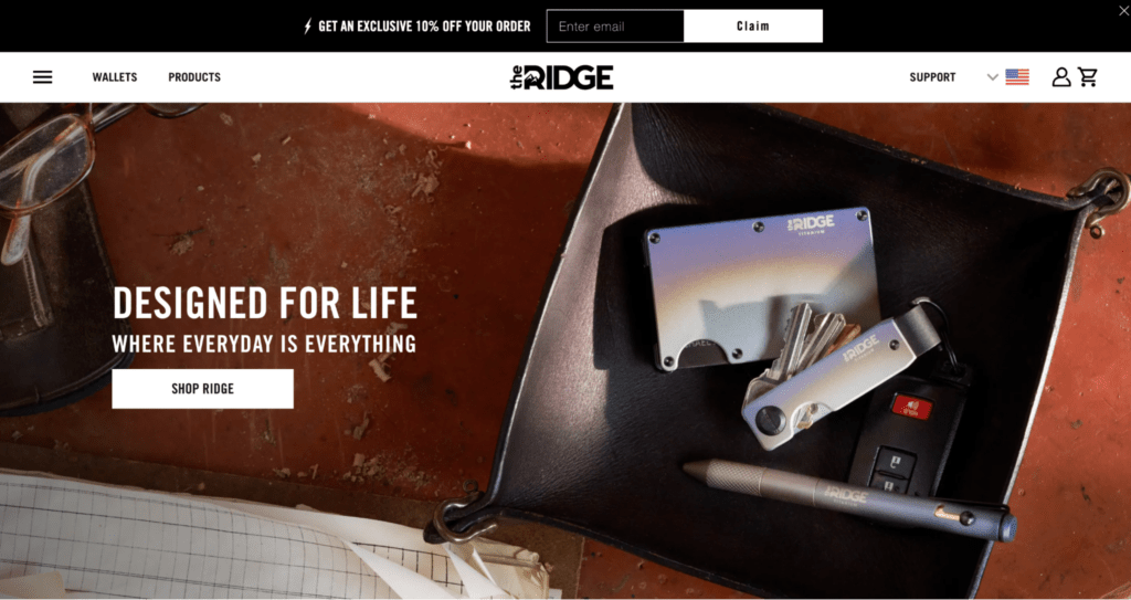 The Ridge Ecommerce Website Design 2 ecommerce website design