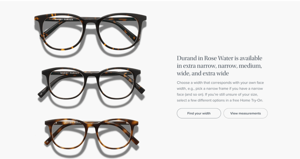 Warby Parker Ecommerce Website Design 3 ecommerce website design