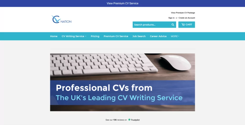 cv nation homepage 1 how to sell digital products on shopify