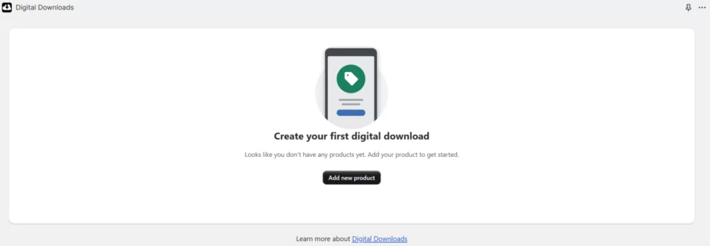 digital downloads create first product how to sell digital products on shopify