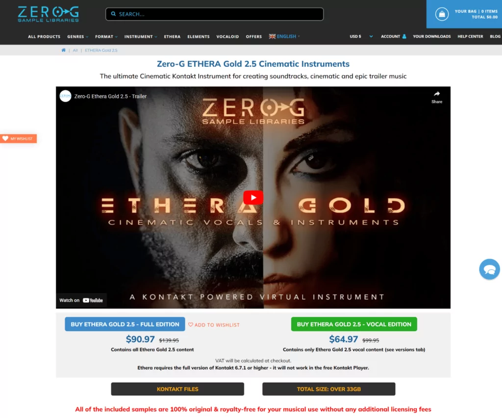 zero g home how to sell digital products on shopify