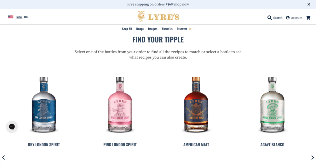Lyres Shopify Landing Page Example 3 Shopify landing page examples