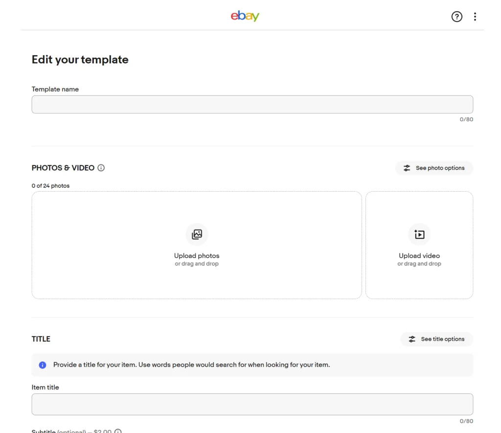 ebay edit template shopify vs ebay