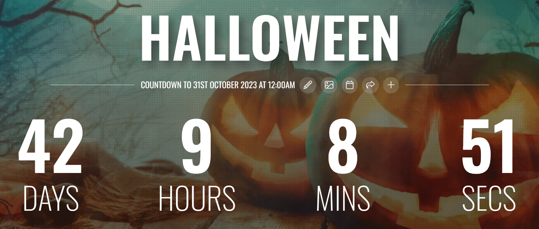 Halloween Countdown Timer holiday marketing ideas