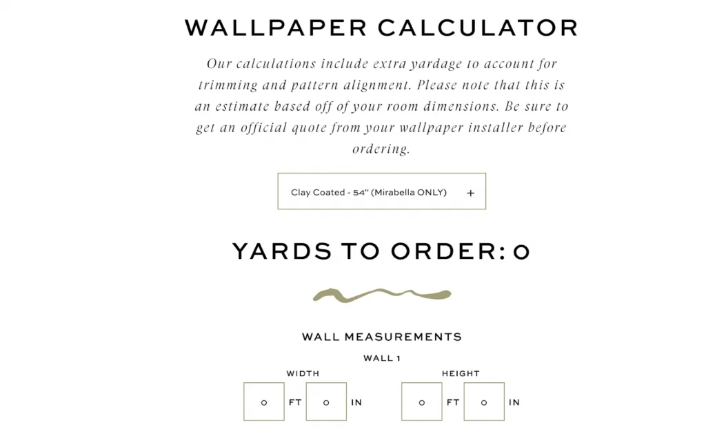 wallpaper calculator quiz ecommerce trends