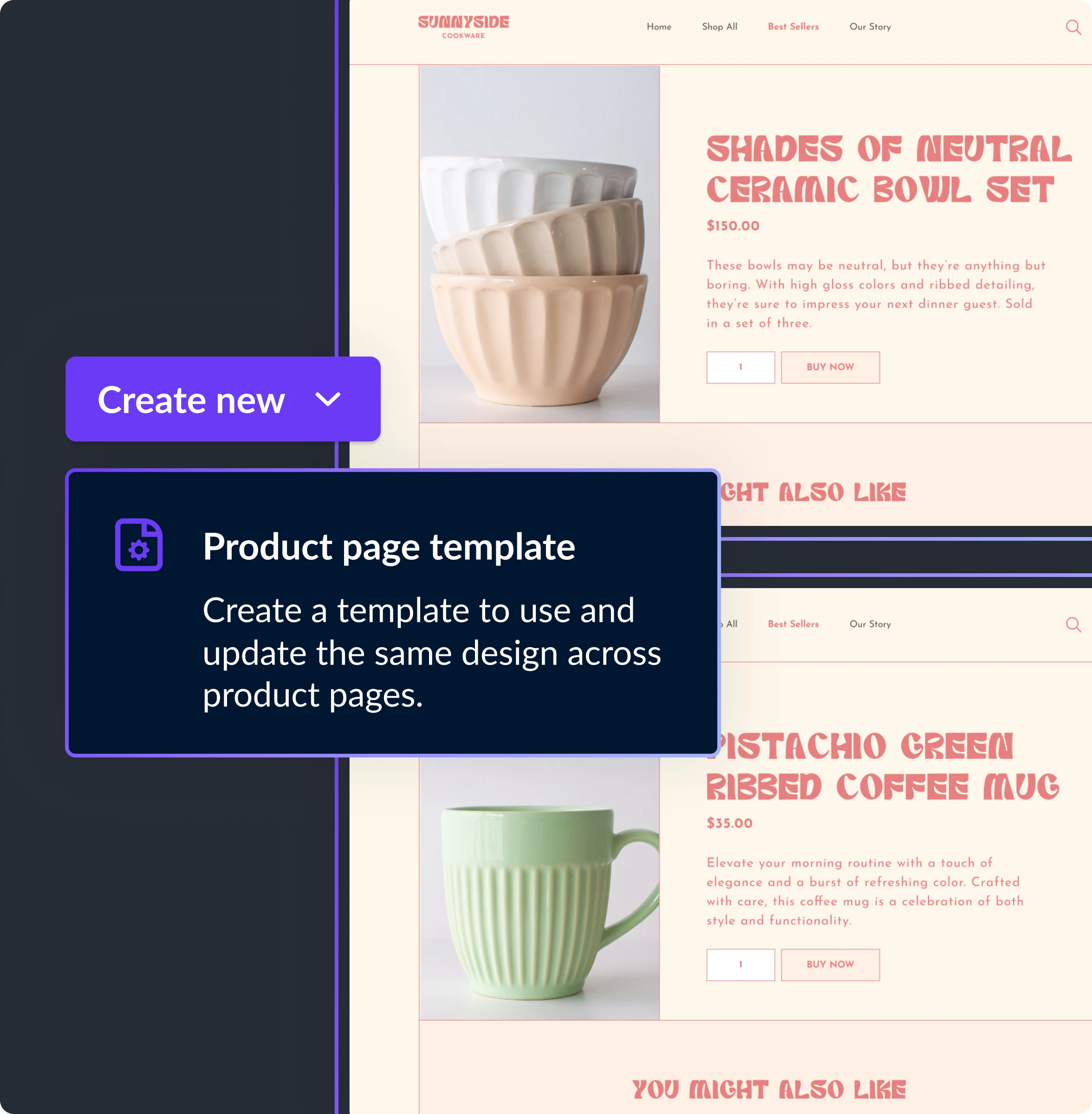 Product Page Templates in Shogun