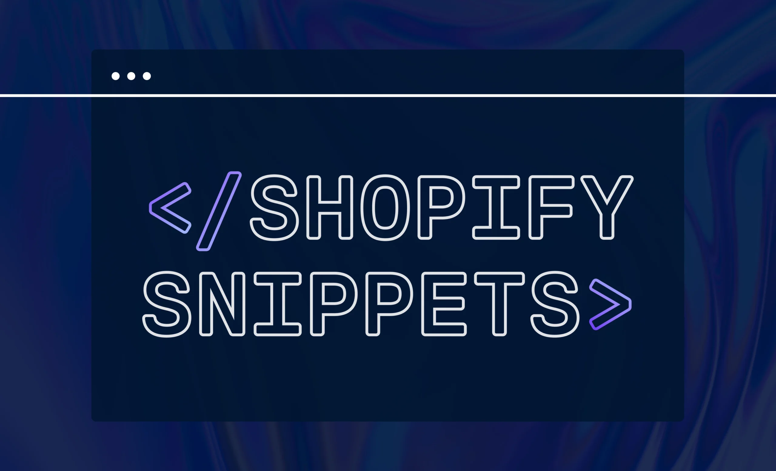 shopify snippets scaled